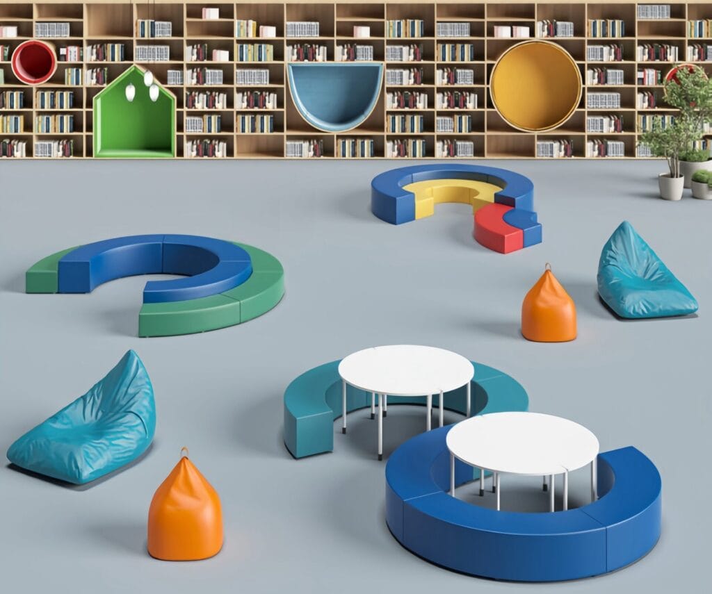 Hongye Furniture Group Co., Ltd | Designing an Engaging and Functional Reading Area: A Comprehensive Educational Furniture Solution for School Libraries微信图片_20241231164943