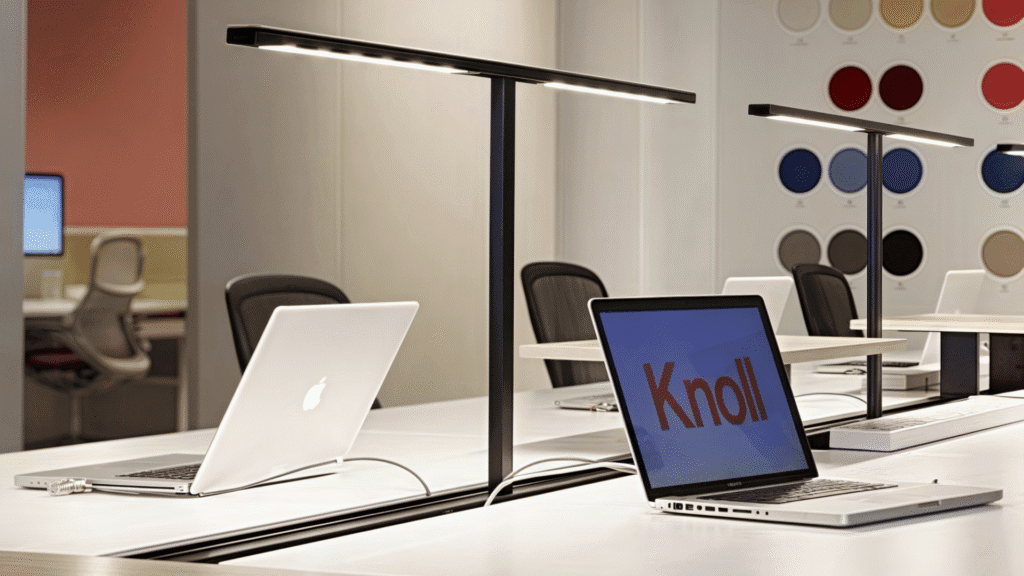 Hongye Furniture Group Co., Ltd | The 42-Inch Rule in Modern OfficesSmart lighting systems office desk