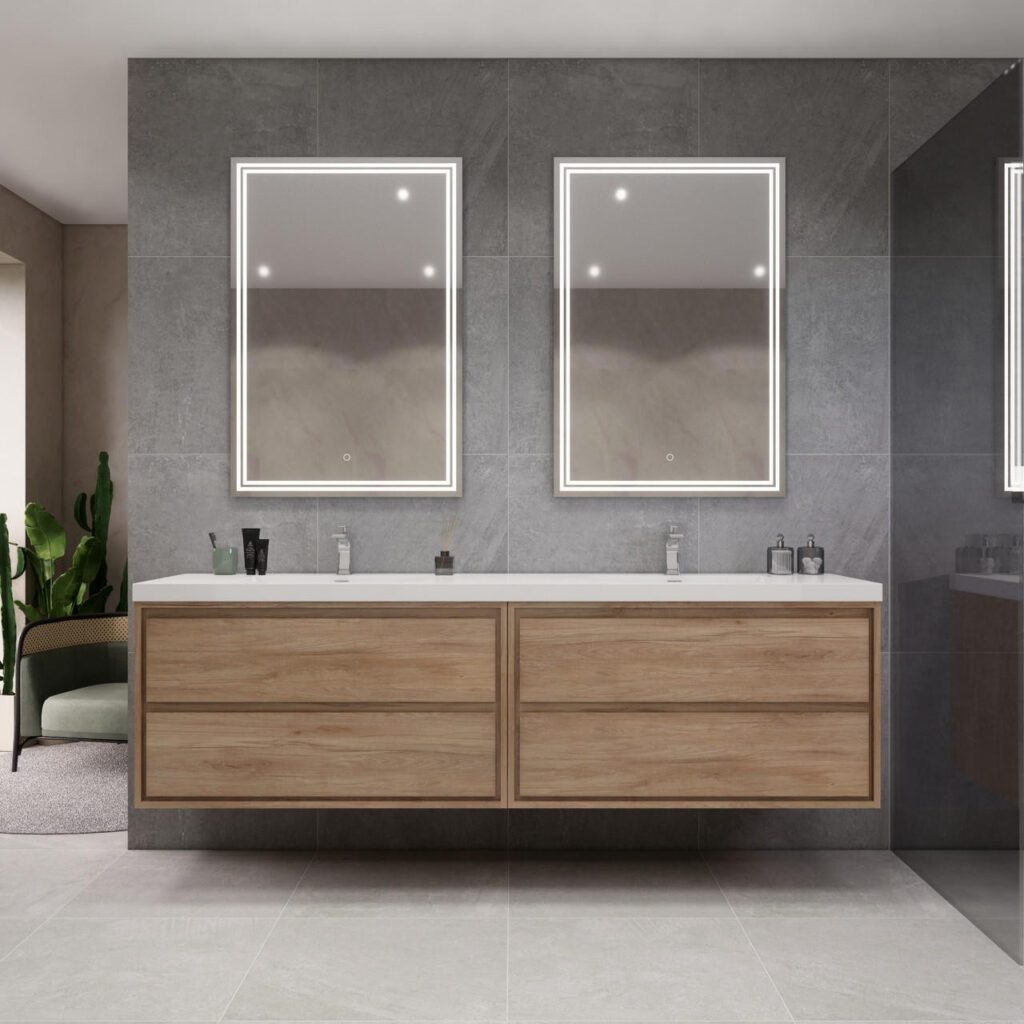 Hongye Furniture Group Co., Ltd | Hotel Bathroom Vanity Height Standards: ADA Compliance & Guest ComfortWall-Mounted (Floating) Vanities