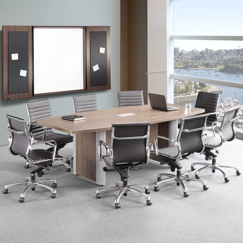 Hongye Furniture Group Co., Ltd | Conference Table Size Guide: How Many People Can Sit at a 6ft, 8ft, or 12ft Table?Boat-Shaped conference Tables