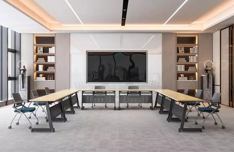 Hongye Furniture Group Co., Ltd | Conference Table Size Guide: How Many People Can Sit at a 6ft, 8ft, or 12ft Table?Modular Training Conference Room Table