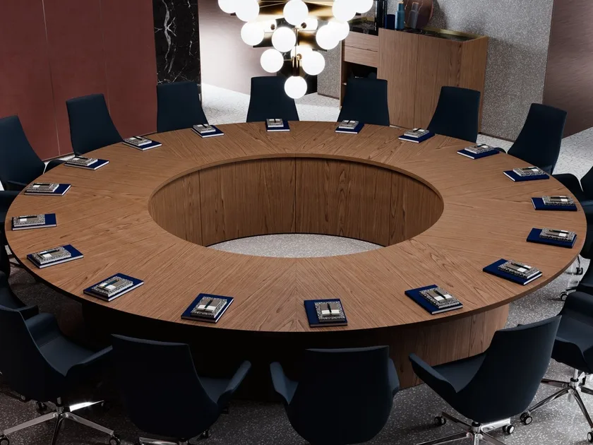 Hongye Furniture Group Co., Ltd | Conference Table Size Guide: How Many People Can Sit at a 6ft, 8ft, or 12ft Table?Round conference Tables