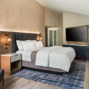 King Size Bed 5 Star Hotel Furniture Solution for JW Marriott