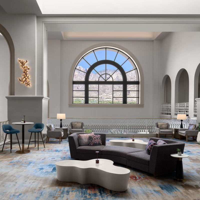 Hongye Furniture Group Co., Ltd | Hotel Lobby Furniture HBA Interior Design Hongye Furniture Group Co., Ltd | Hotel Lobby Furniture HBA Interior DesignReception Sofa