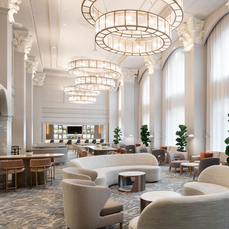 Hongye Furniture Group Co., Ltd | Hotel Lobby Furniture HBA Interior Design Hongye Furniture Group Co., Ltd | Hotel Lobby Furniture HBA Interior DesignReception Area