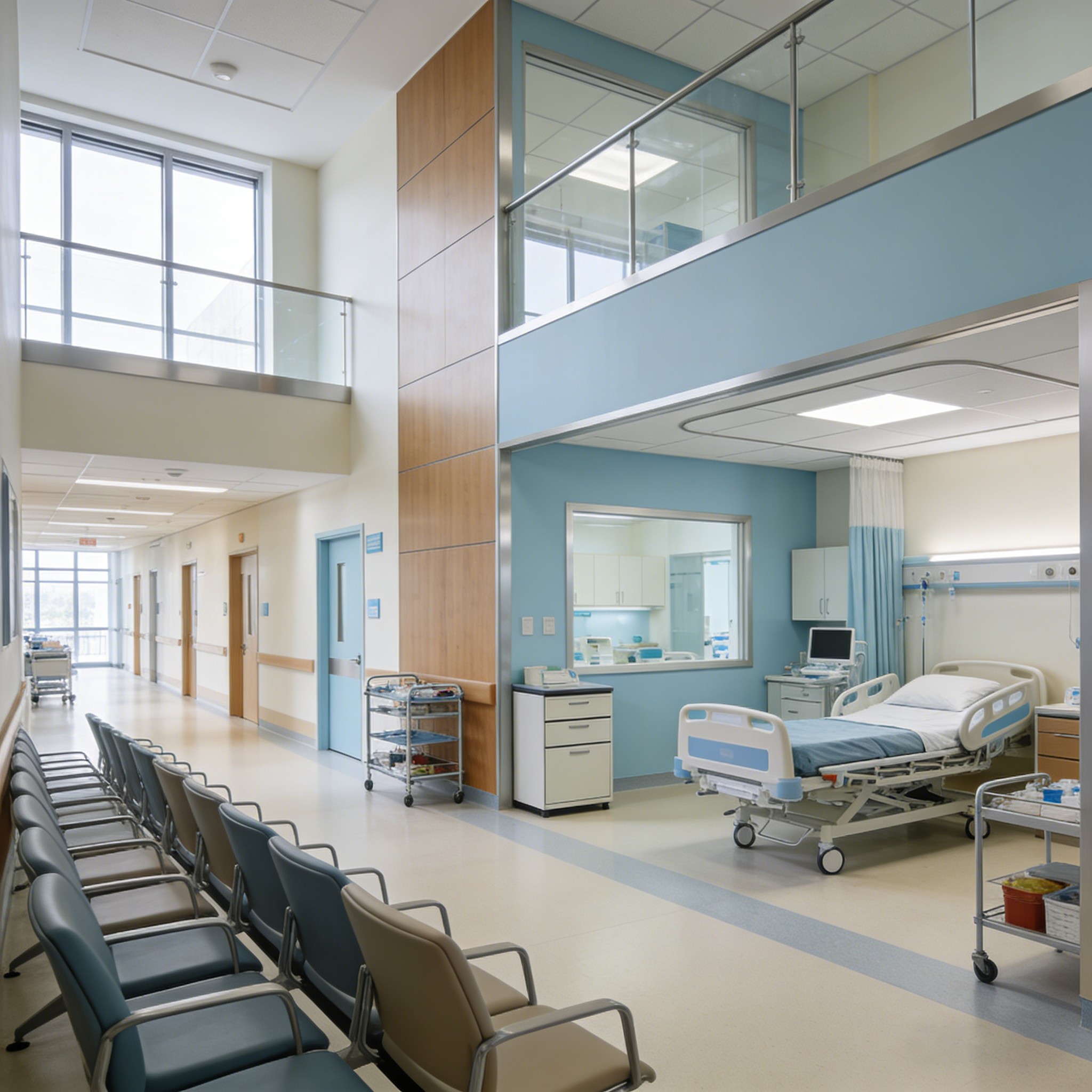 Waiting Chair Hospital Reception Area