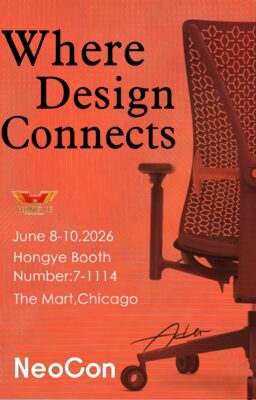 Hongye Furniture Group Co., Ltd | Ergonomic Luka Office Chair Workplace Wellness at NeoCon 2026 Hongye Furniture Group Co., Ltd | Ergonomic Luka Office Chair Workplace Wellness at NeoCon 2026necon