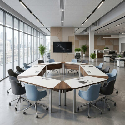 Hongye Furniture Group Co., Ltd | Modern Modular Conference Tables Collaborative Workspace FurnitureModular Meeting Room Furniture