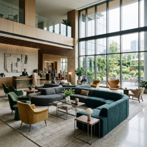 Public Area Furniture Solutions Custom Hospitality Lounge Seating