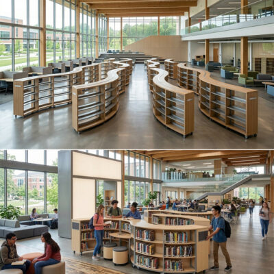 Hongye Furniture Group Co., Ltd | Flexible Mobile Library Shelving Systems for Modern Learning CommonsFlexible Learning Space Furniture