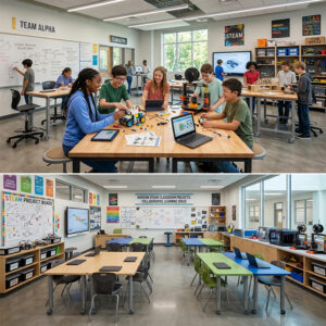 Hongye Furniture Group Co., Ltd | Education Library Furniture Commercial School Book RackSTEAM Classroom