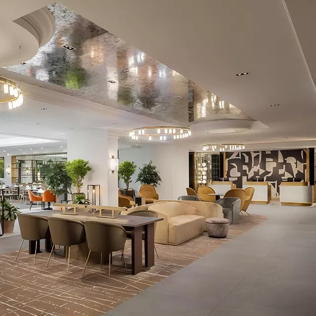 Hongye Furniture Group Co., Ltd | 5 Hospitality Furniture Trends for 2026 | Hongye Furniture NeoCon Preview  5 Star Hospitality Hotel Lobby Furniture