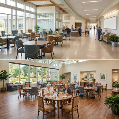 Hongye Furniture Group Co., Ltd | Senior Living Dining Table & Chair Sets Nursing Home Furniture Project Expertbespoke hospital canteen furniture