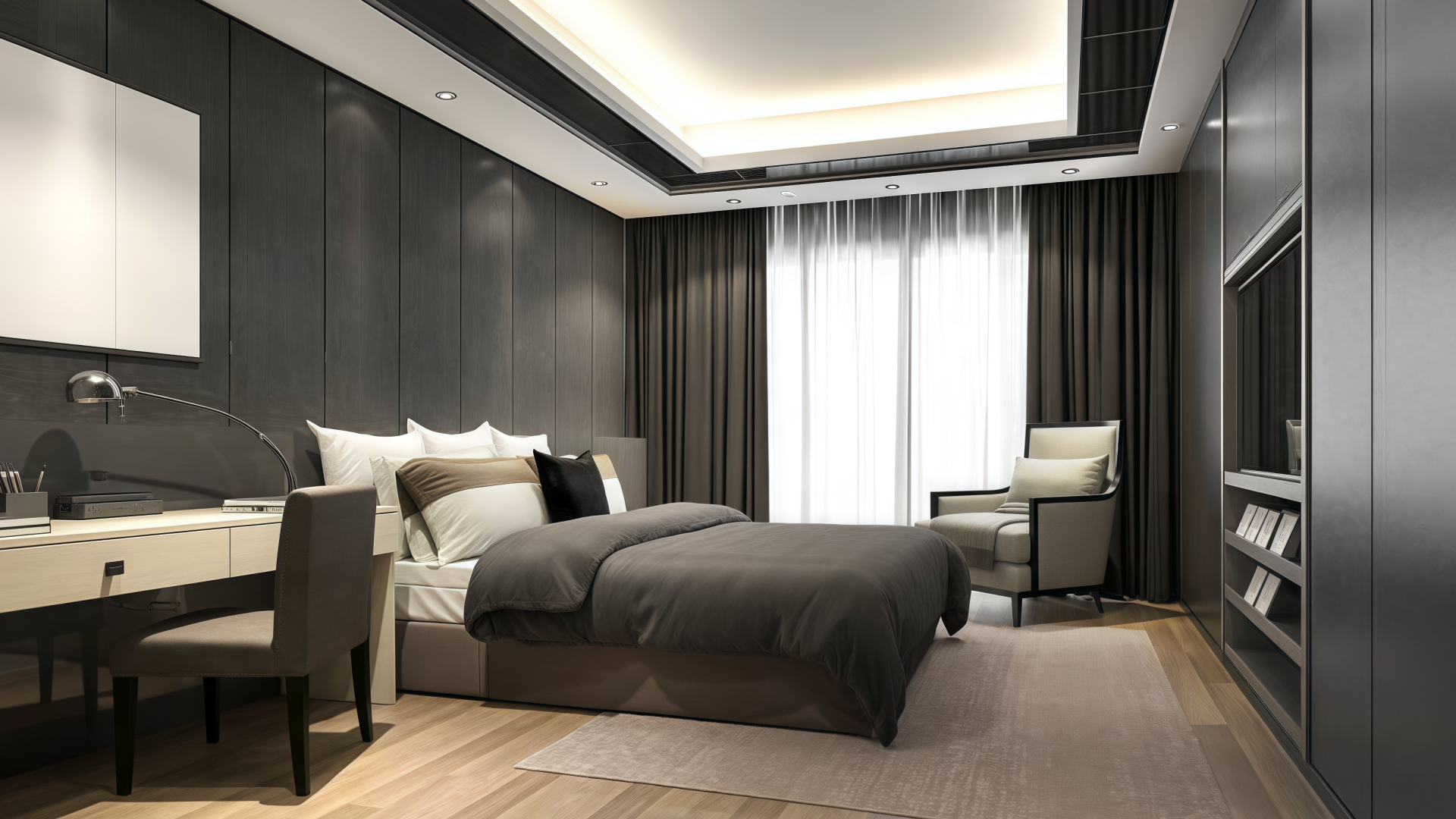Hongye Furniture Group Co., Ltd | Elegant Black Bedroom Sets for Boutique HotelsBlack Bedroom Sets