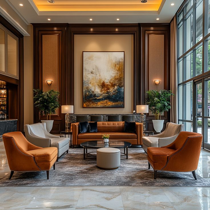 Hongye Furniture Group Co., Ltd | Hotel Lobby Furniture Design: Creating First Impressions That Drive Bookings10