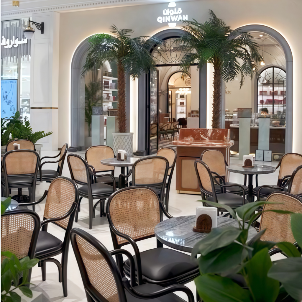 Hongye Furniture Group Co., Ltd | Qinwan Café | Restaurant Project Solution By Hongye FurnitureQinwan restaurant (3)