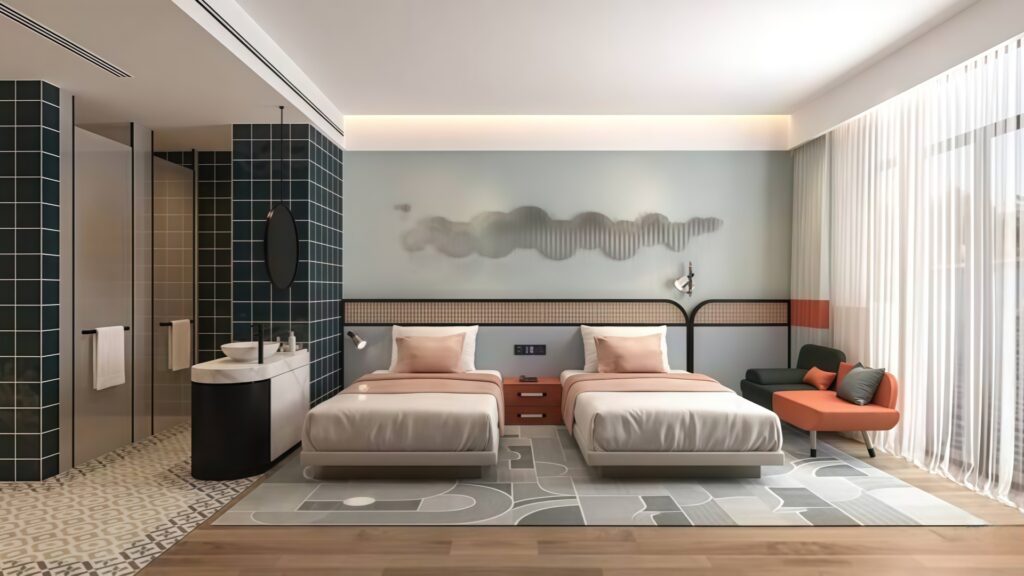 Hongye Furniture Group Co., Ltd | 2026 Hotel FF&E Trends: Smart Technology, Sustainable Materials, and Modular DesignHotel model room