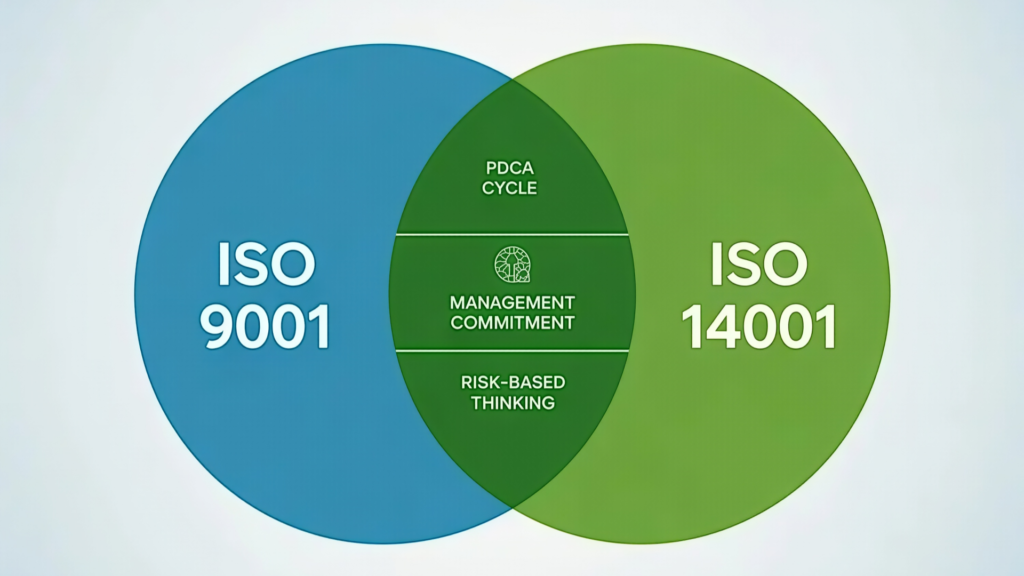 Hongye Furniture Group Co., Ltd | ISO 14001 vs ISO 9001 in Furniture Manufacturing: What Each Actually Certifiesiso-9001-vs-iso-14001-