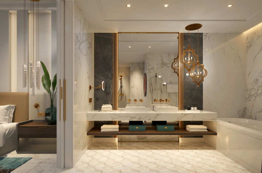 Hongye Furniture Group Co., Ltd | Hotel FF&E Budget Planning: Cost Breakdown by Room Typeluxury hotel bathroom design